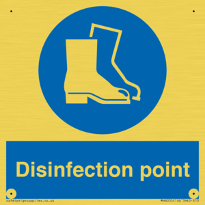 Disinfection point